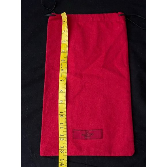 Valentino Dust Bag Storage Drawstring Red 13.4" x 8" - Picture 2 of 5